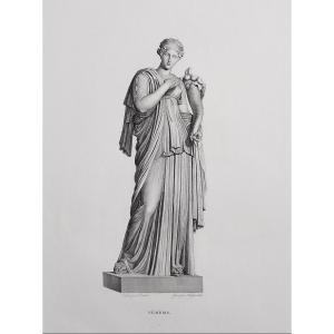 Némésis Gravure Mythologique Déesse Grecque 19ème