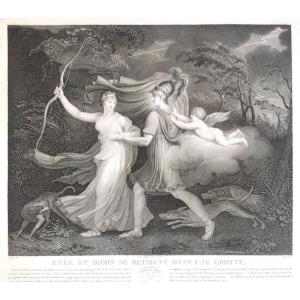 Néo classique gravure mythologique Époque Empire 