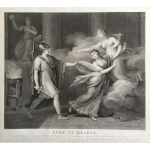 Gravure mythologique 19ème Époque Empire néo classique 