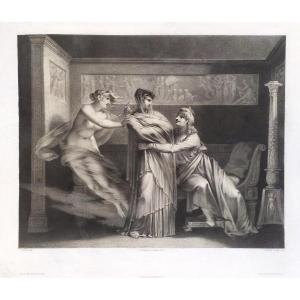 Paris Helen And Venus Mythological Lithograph By Soulange-teissier After Prud'hon 19th C 