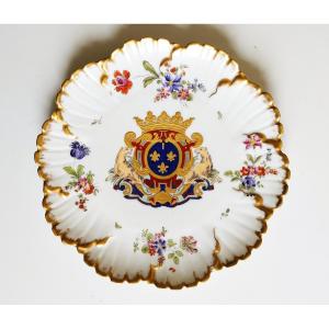  Hand-painted German Porcelain Plate