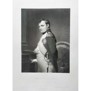 Etching Napoleon After Paul Delaroche 19th C Engraving Old Print