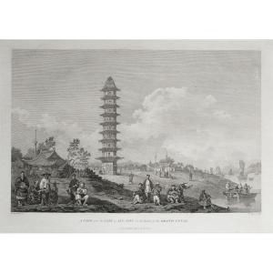 3°william Alexander (1767-1816) A View Near The City Of Lin-tsin On The Banks Of The Grand Can