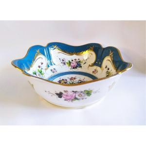  Porcelaine Samson Coupe  Saladier Quadrilobée 19ème