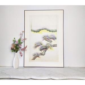 Aquarelle Projet De De Textile Pour Kimonos Japonais 