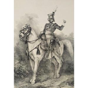 Militaria Mounted Rider By Charlet