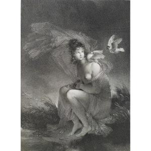 Gravure Néo-classique d'Après Fragonard