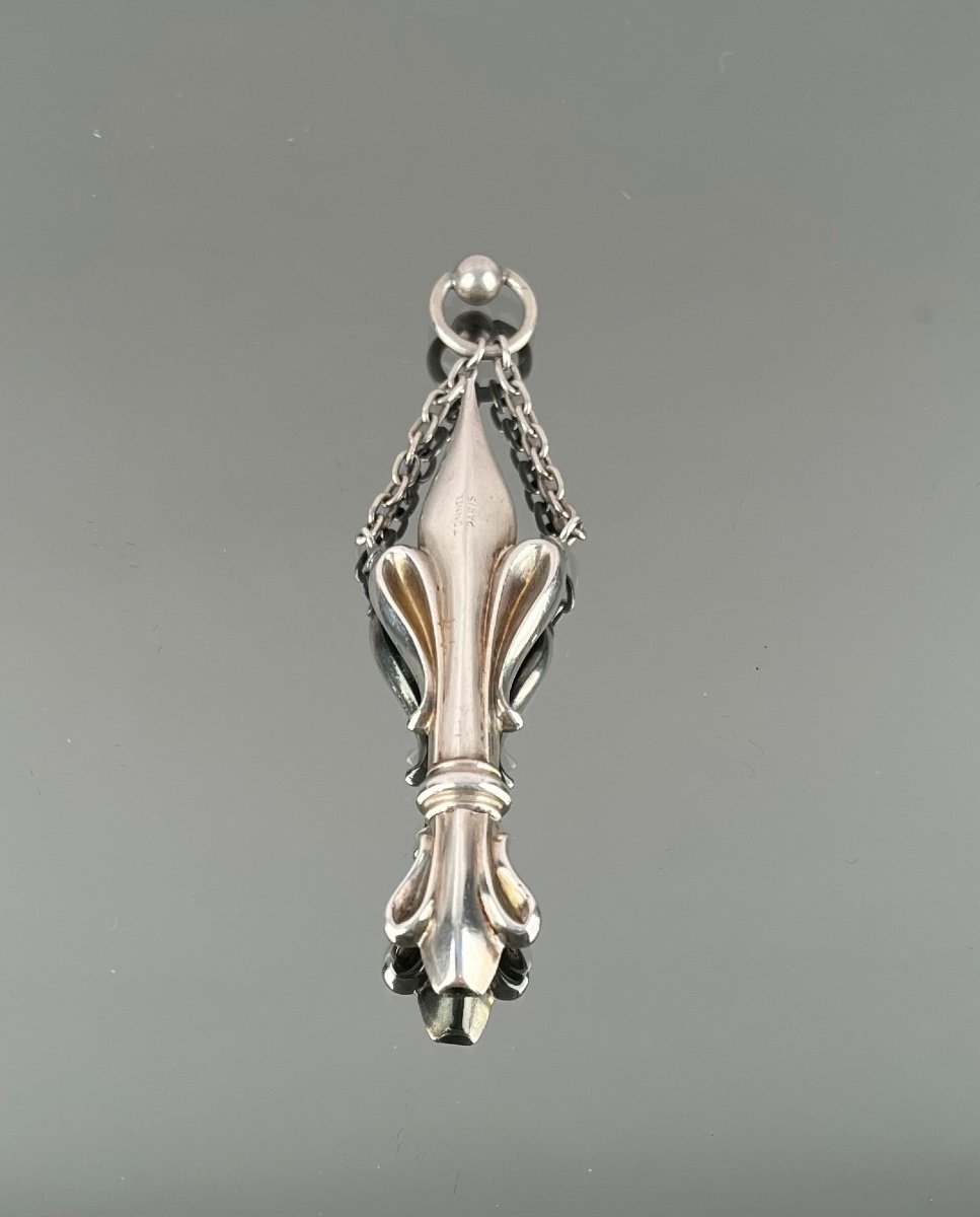 Tonnel Paris. Fleur De Lys Silver, Early 20th Century-photo-1