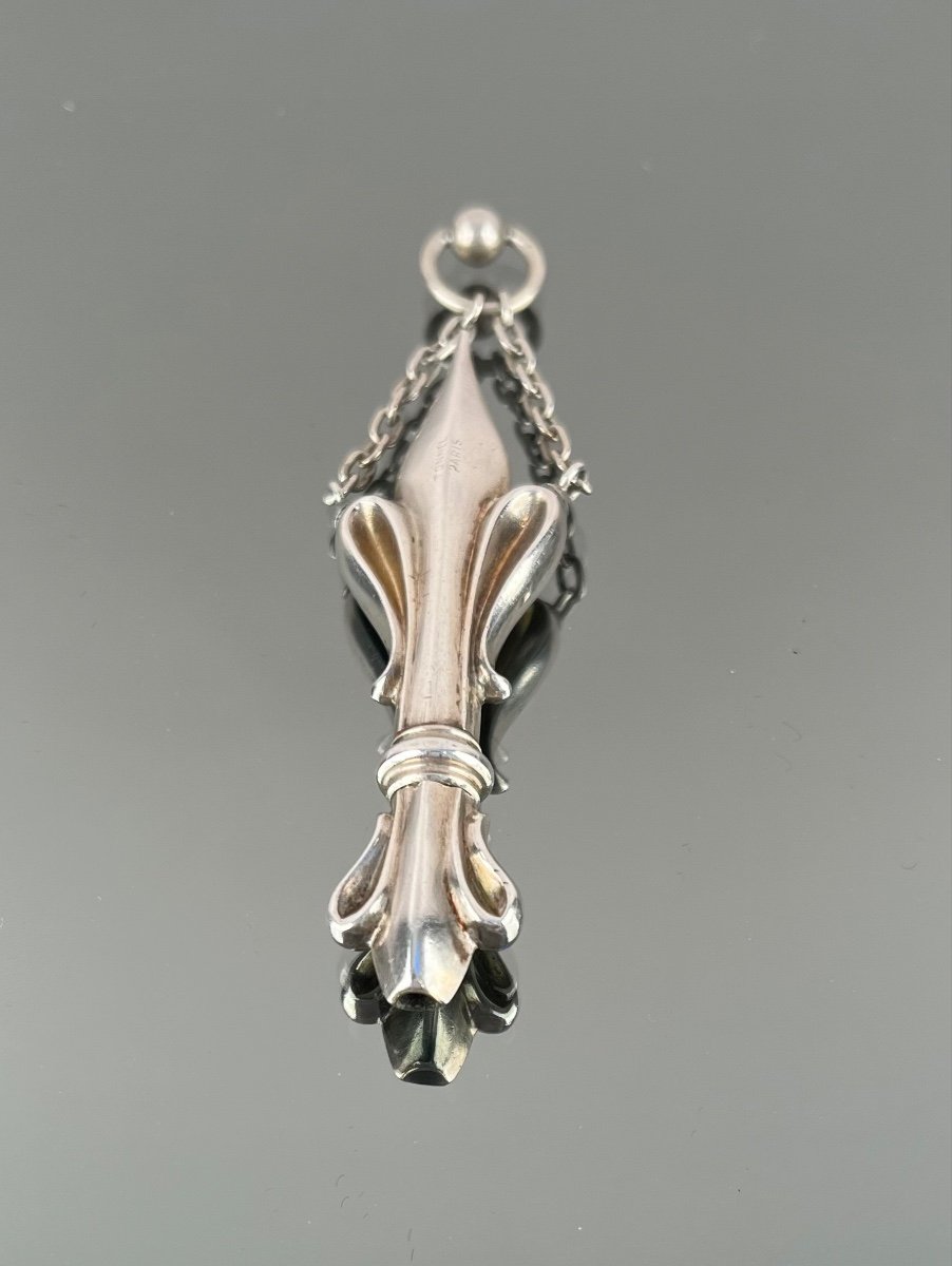 Tonnel Paris. Fleur De Lys Silver, Early 20th Century-photo-2