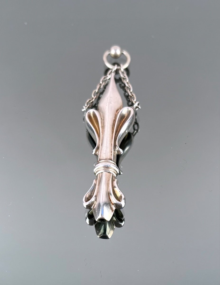 Tonnel Paris. Fleur De Lys Silver, Early 20th Century-photo-6