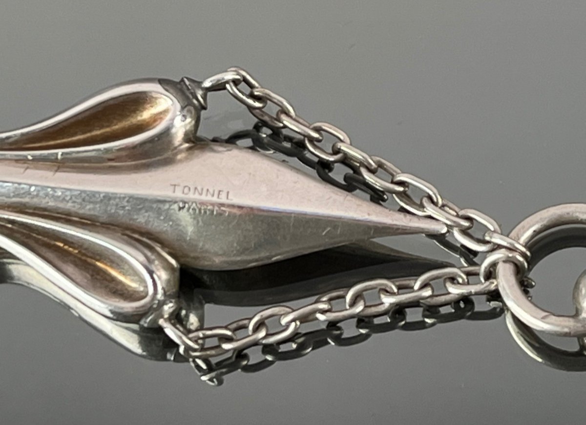 Tonnel Paris. Fleur De Lys Silver, Early 20th Century-photo-8
