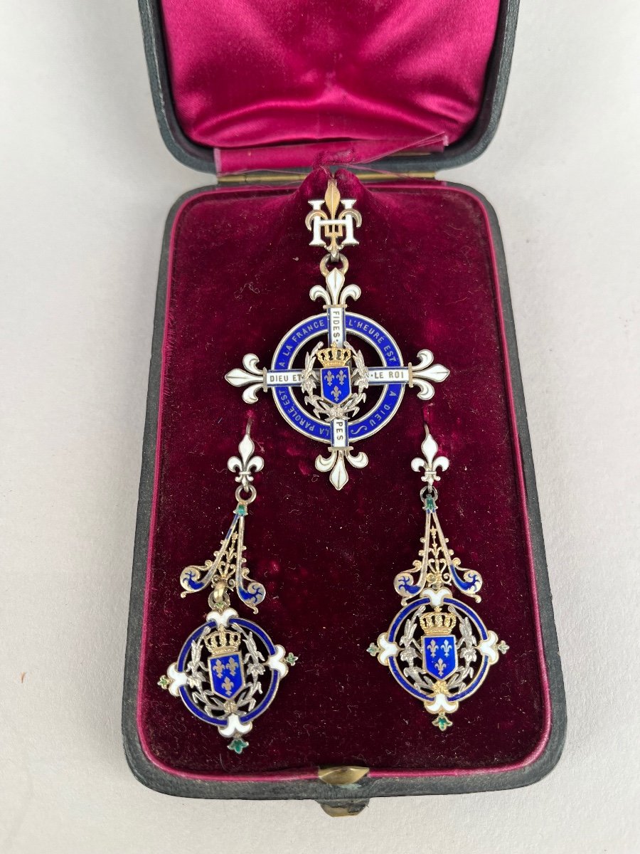 Legitimist Demi-parure In Vermeil