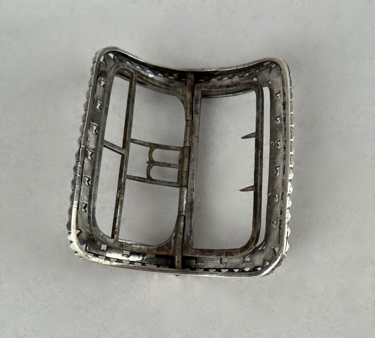 Paris 1789. Large Silver Buckle.-photo-2