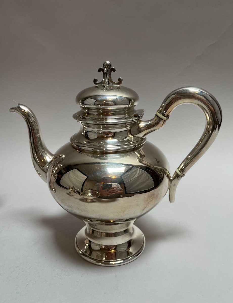 Late 19th Century Silver Tea And Coffee Service-photo-4