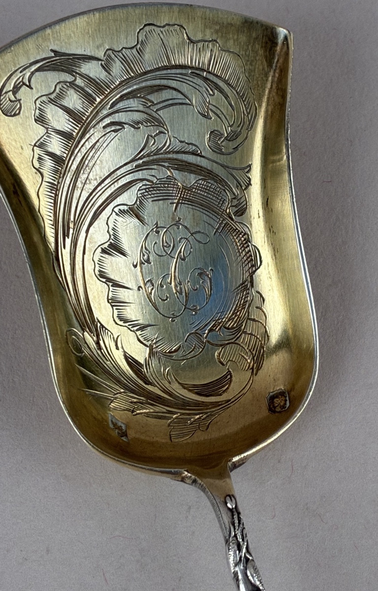 Service à hors d'oeuvre en vermeil et argent  de Paul Tonnelier-photo-1