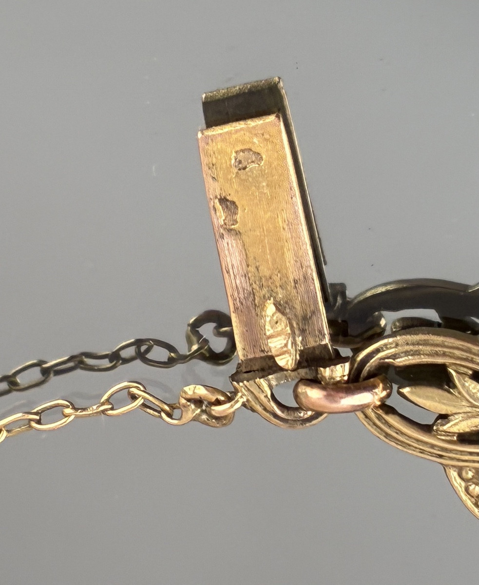 Yellow Gold Bracelet With Quatrefoil Links, Late 19th, Early 20th Century-photo-3