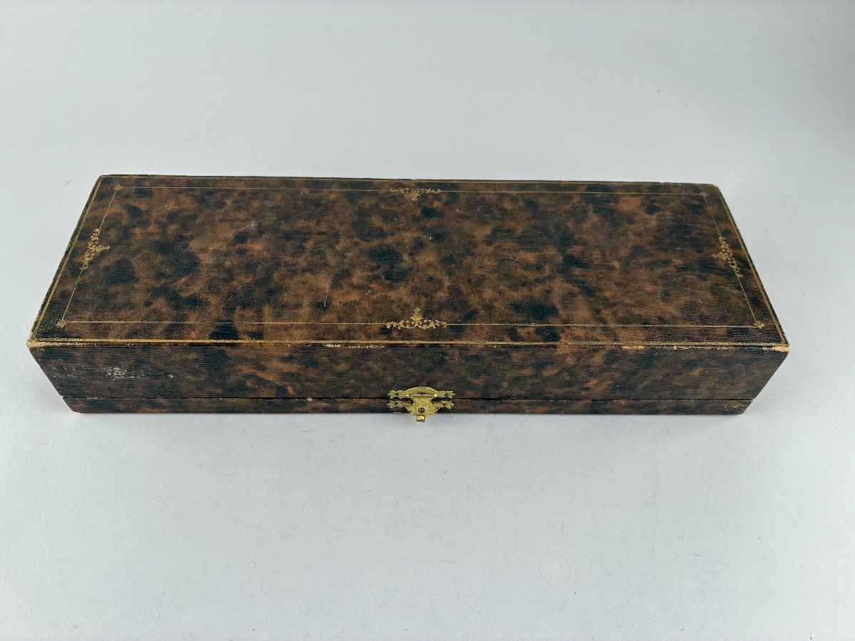 Nécessaire de bureau en bronze signé Marionnet-photo-6