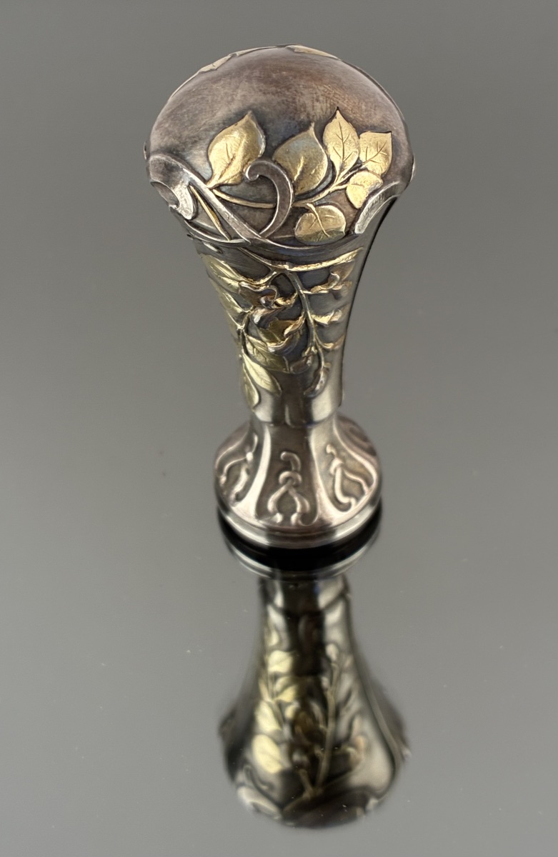 Nécessaire de bureau  en argent et vermeil début XXème siècle-photo-2
