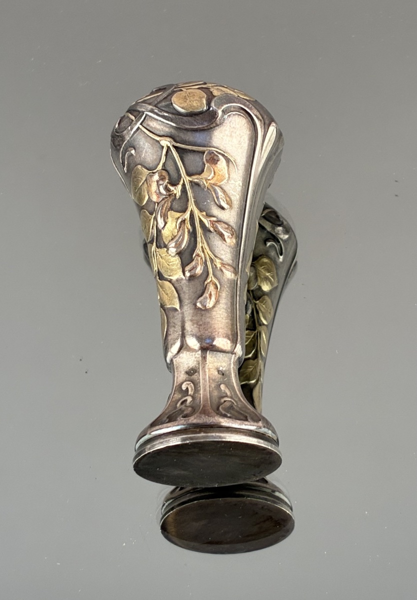 Nécessaire de bureau  en argent et vermeil début XXème siècle-photo-4
