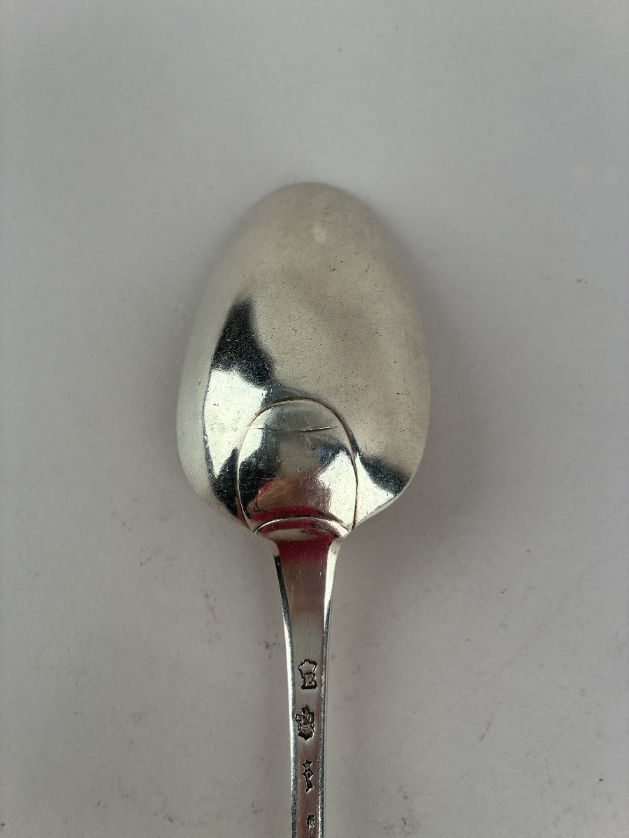 18th-century Silver Stew Spoon, Nantes-photo-1