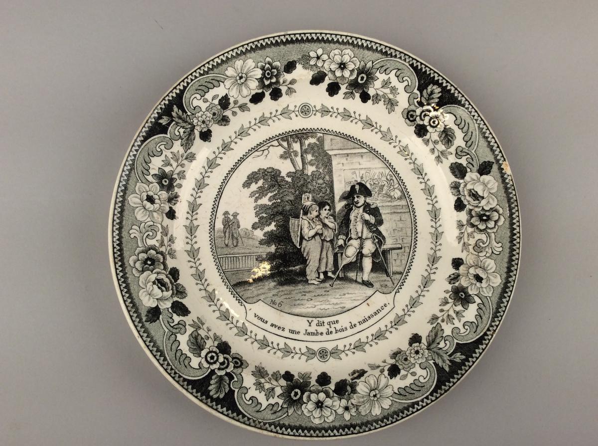 Creil & Montereau, Louis Lebeuf: 12 Assiettes Humoristiques-photo-6