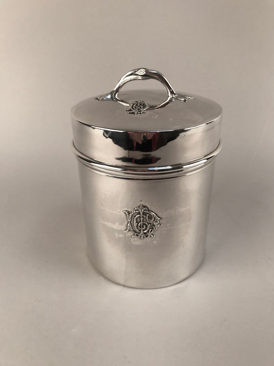 Odiot à Paris 1865-1894 Silver Covered Milk Pot-photo-7