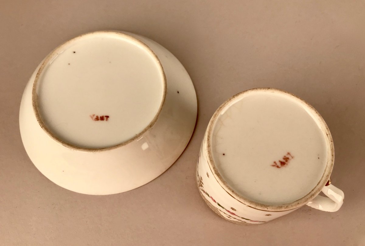 NAST. Tasse En Porcelaine XIXème siècle-photo-4