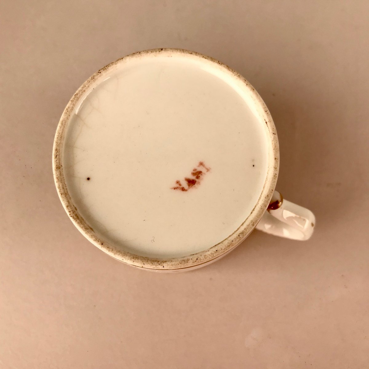 NAST. Tasse En Porcelaine XIXème siècle-photo-2