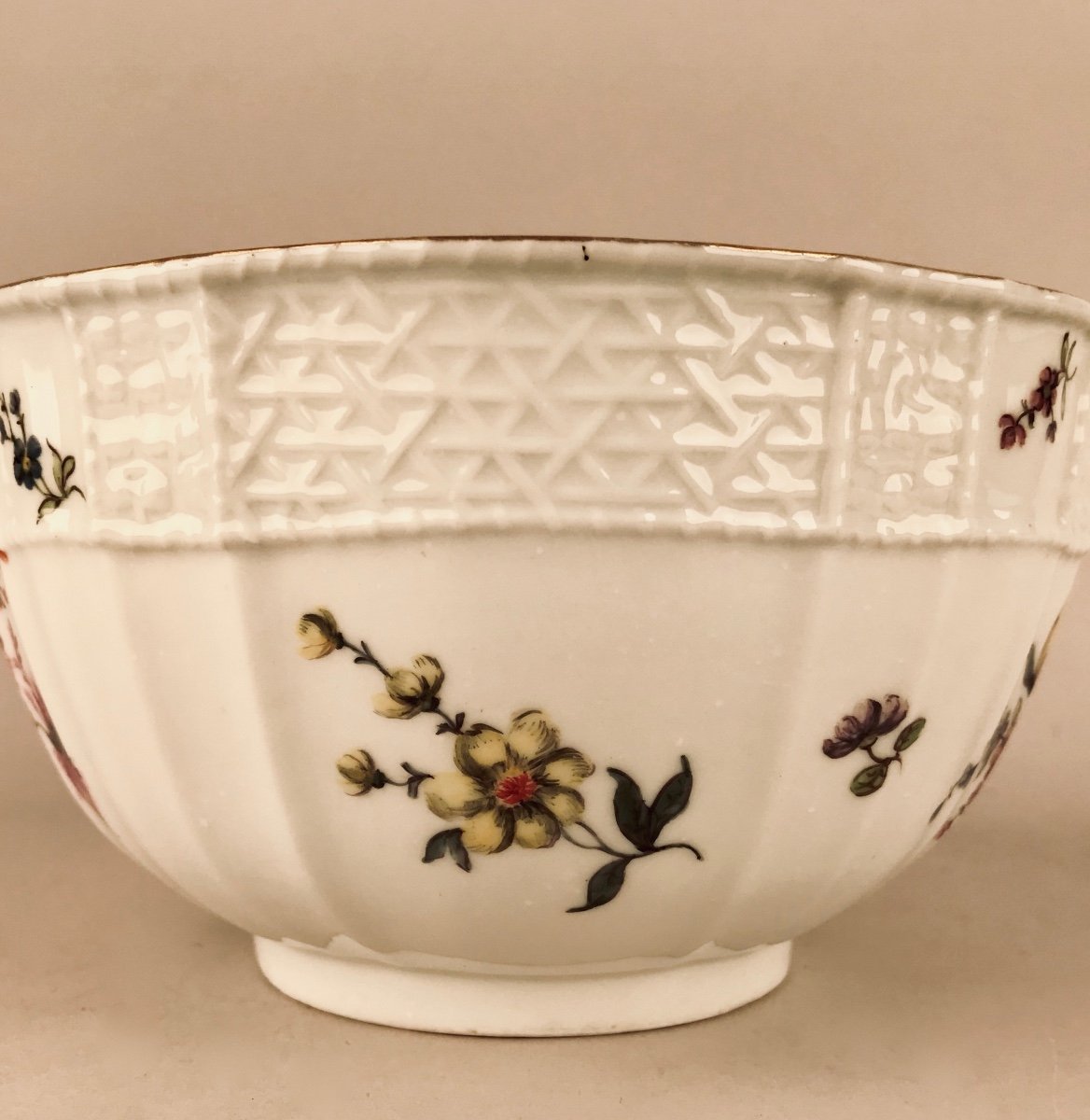 Meissen XVIIIème Siècle. Grand Bol-photo-3
