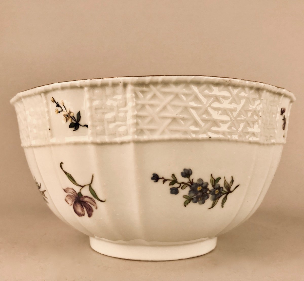 Meissen XVIIIème Siècle. Grand Bol-photo-4