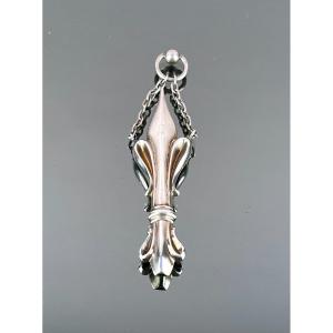 Tonnel Paris. Fleur De Lys Silver, Early 20th Century