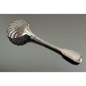 Silver Sprinkling Spoon, Hallmarked By Vieillard