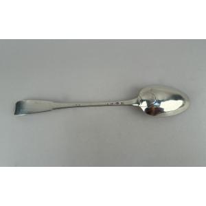18th-century Silver Stew Spoon, Nantes