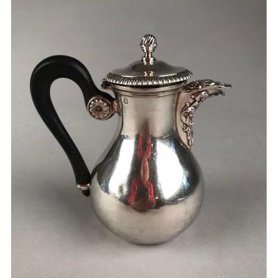 Small Egoist Jug With A Flat Bottom In Silver 1833-1838