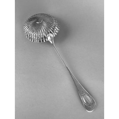 Sprinkle Spoon In Sterling Silver. Paris, End Of XIXth Century