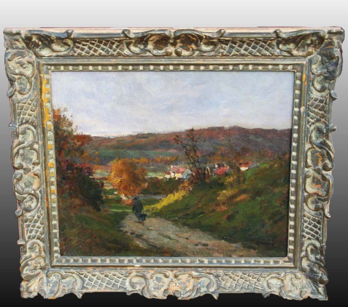  Jean Massé (1856-1950)  La Route De Luzancy -photo-2