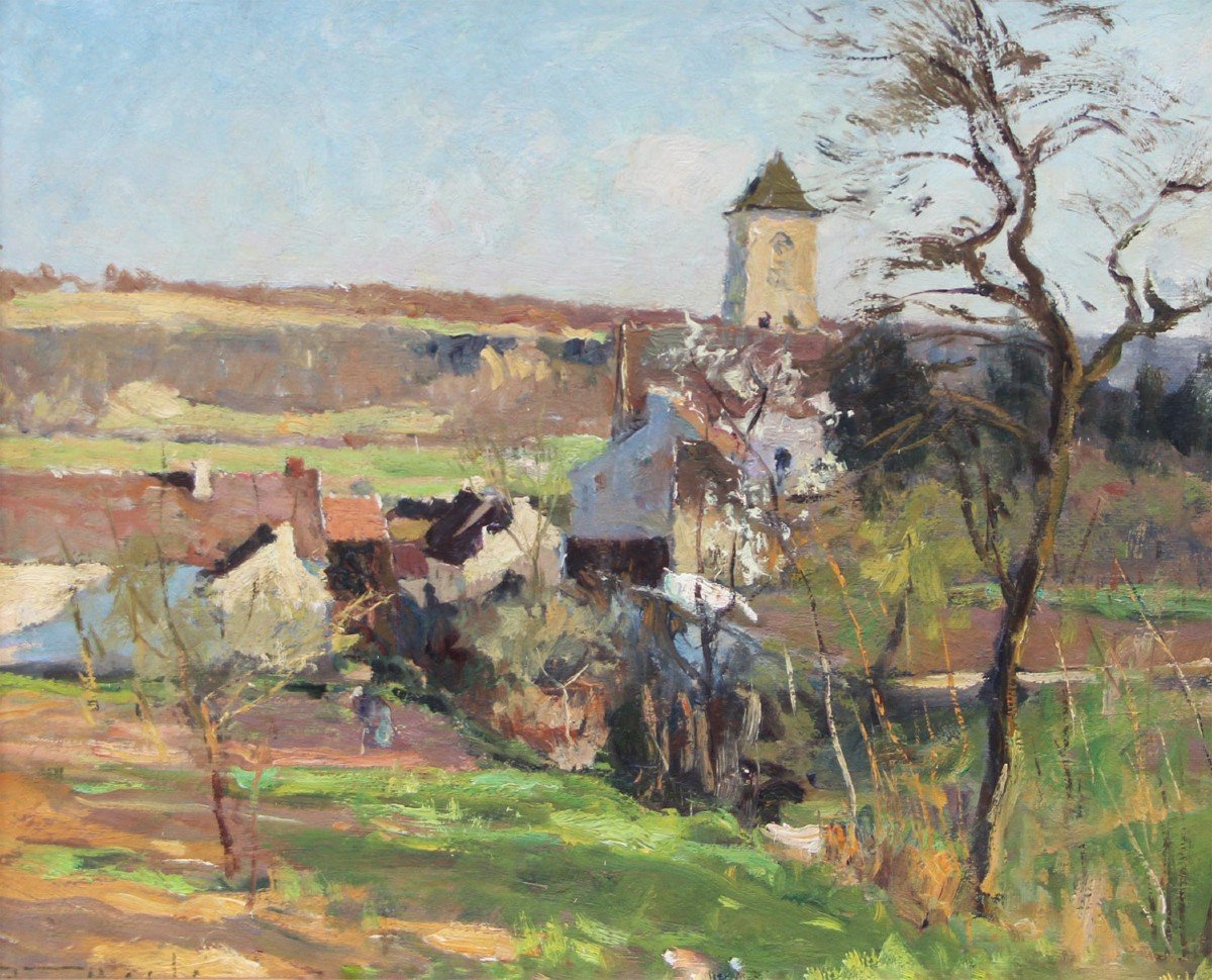 Joseph Paul Meslé (1855-1927) L’église De Chamigny