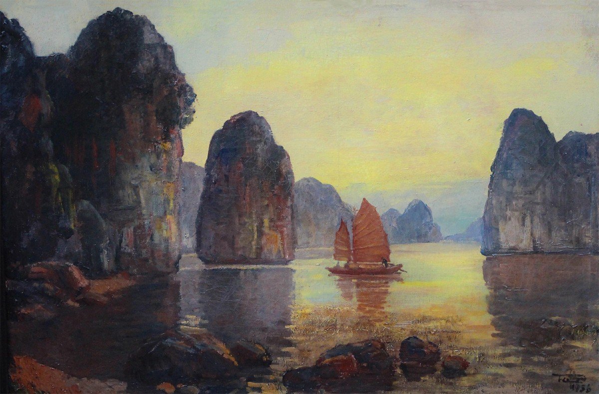 Mai Thu Nguyen (xxe)  La Baie d'Halong, 1936  