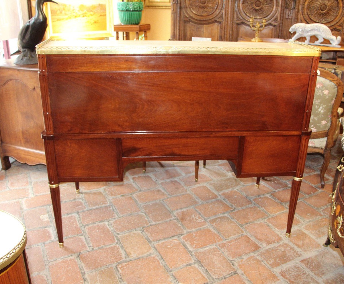 Large Cylinder Desk From The Louis XVI Period-photo-2