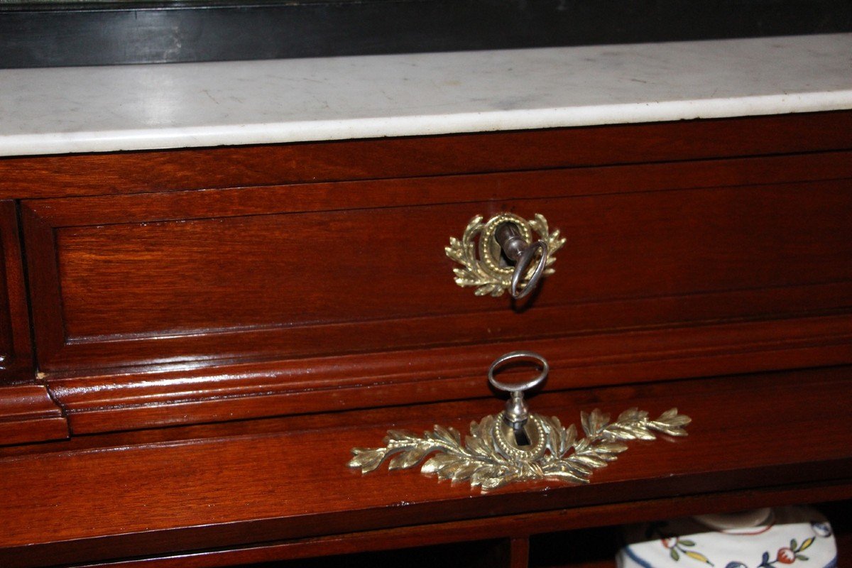 Large Cylinder Desk From The Louis XVI Period-photo-2
