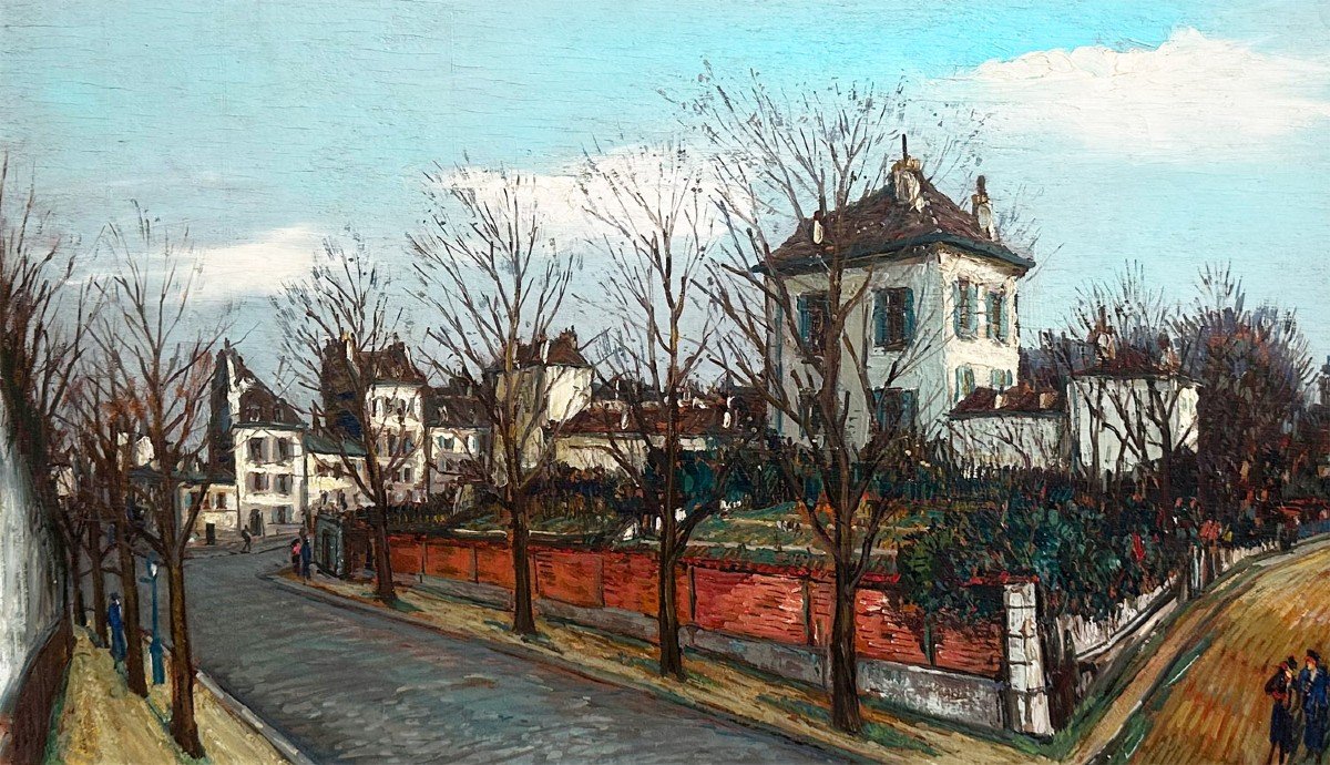 Alphonse Léon Quizet (1885-1955) The Pre-saint-gervais