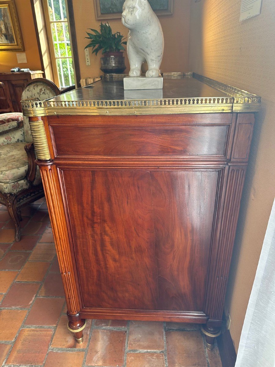 Commode D’époque Louis XVI, Estampillée Jean-jacques Pafrat ( ?-1793)-photo-4