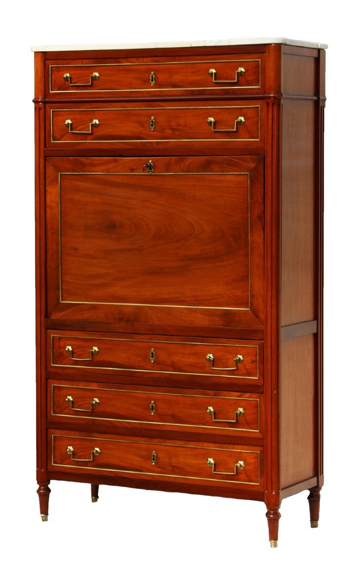 Secrétaire d'époque Louis XVI -photo-2