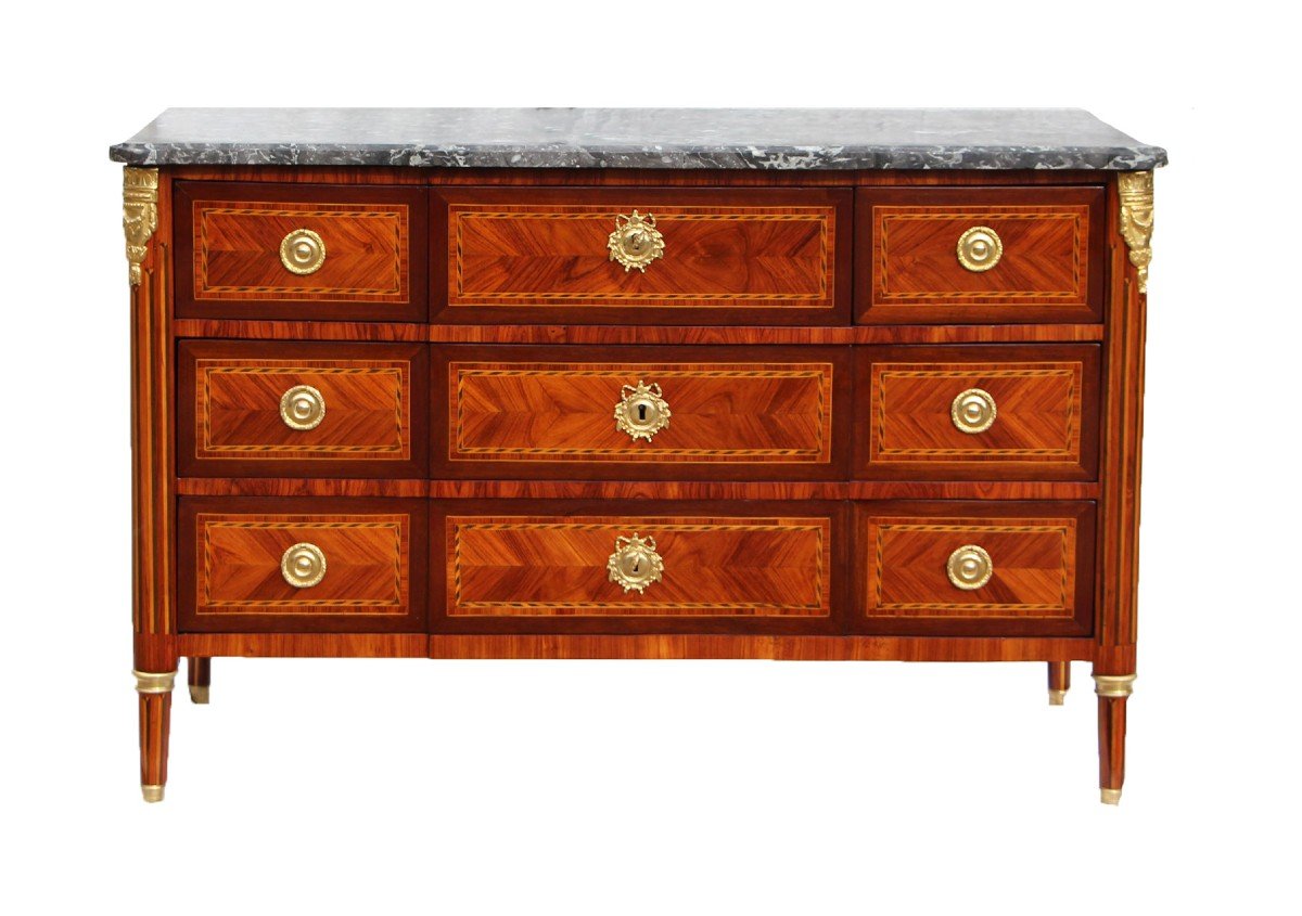 Commode D’époque Louis XVI, Estampillée  J F Griffet