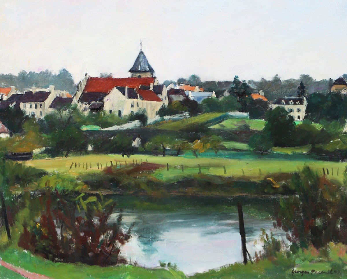 The Marne At Dammart, Seine-et-marne, 1953