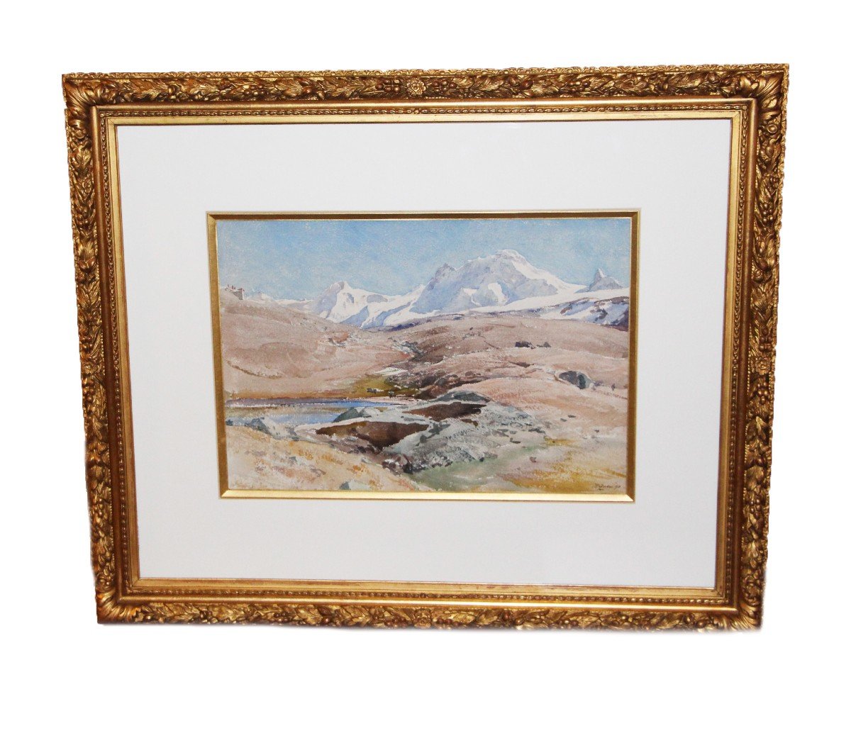 Henri Zuber (1844-1909) Massif Des Ecrins, 1890 -photo-2