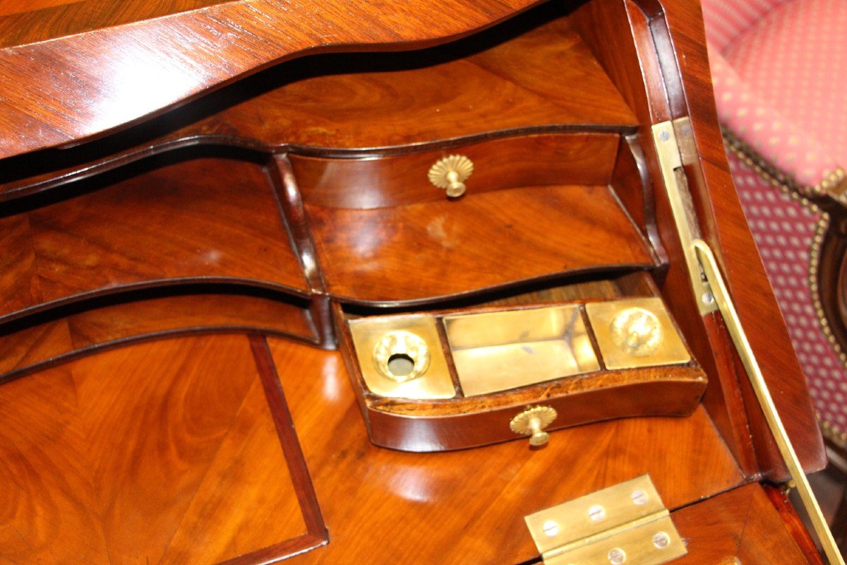 Louis XV Period Sloping Desk, Stamped, Antoine Mathieu Criard-photo-1