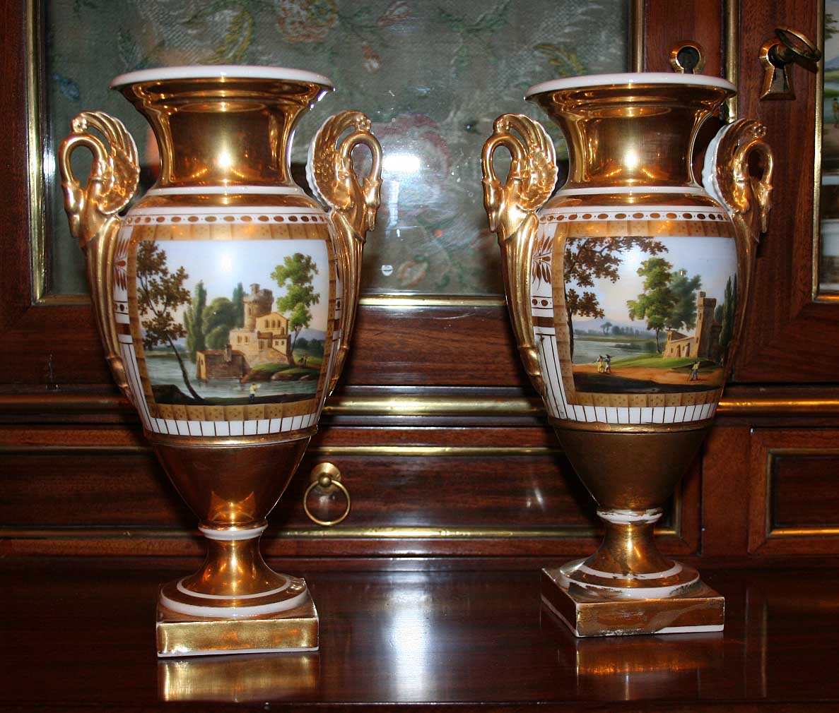 Paire De Vases D’époque Empire