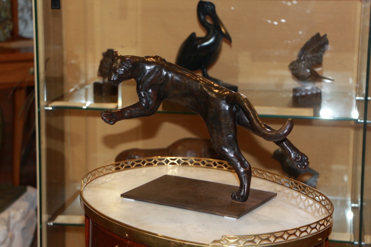 Matthieu Floranc   Puma  bronze signé et numéroté -photo-2