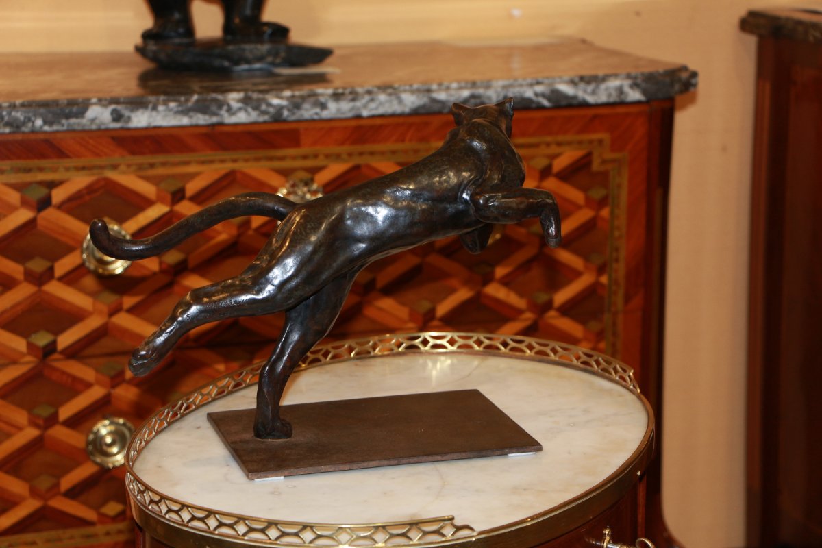 Matthieu Floranc   Puma  bronze signé et numéroté -photo-1